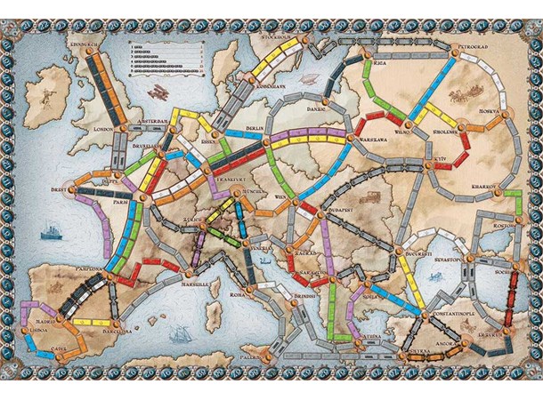 Ticket to Ride Europe Brettspill (Norsk) 